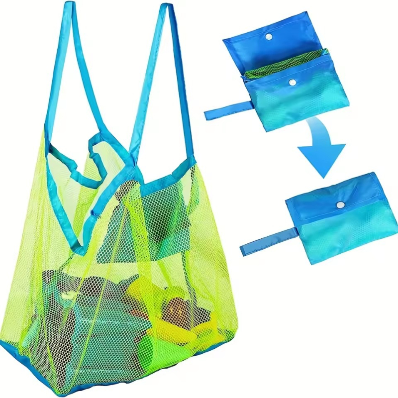 Beach Towel Large - Kinder Sand Weg Tragbare Mesh Tasche