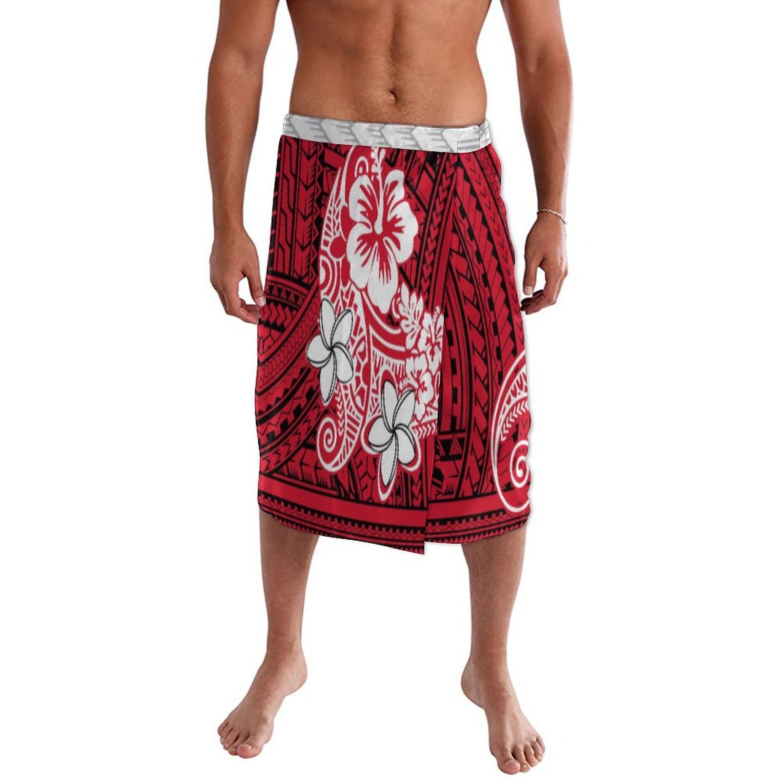 Sarong Men Wrap - Polynesisches Insel-Design Maßgeschneidertes Herren-Wickelkleid Samoa Fidschi