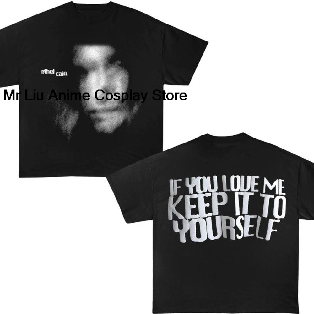 Tee Graphic Print - Ethel Cain Tour Merch Grafik-T-Shirt –