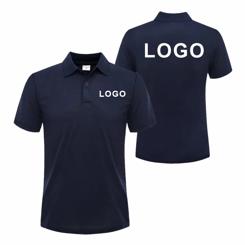 Polo Shirt Pique - Individuelles Logo Polo-Shirt Lässige Firmenmarke Gruppen-Logo