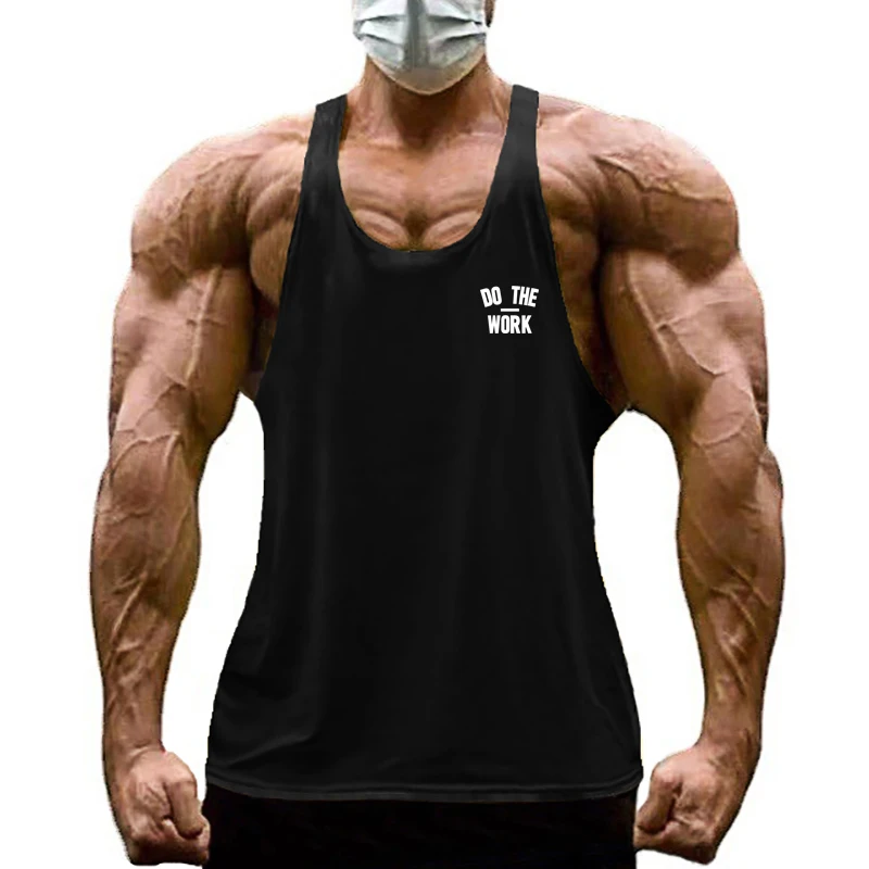 Tank Top Muscle - Männer Baumwolle Ärmellose T-shirts Gym Bodybuilding