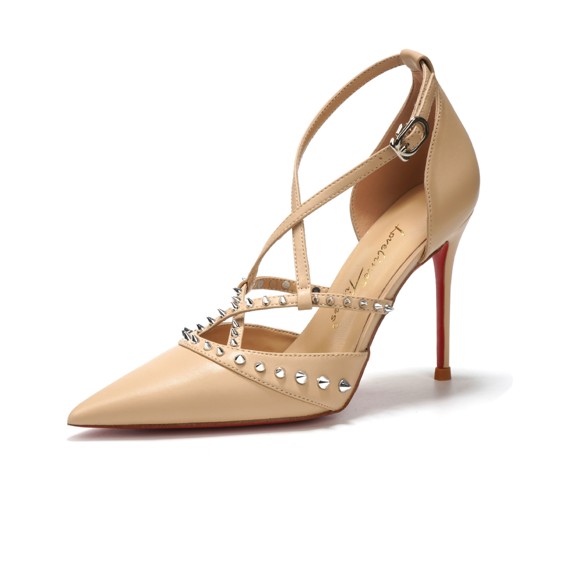 Casual Sandal Leather - Retro Frau Schuhe Sandalen Stiletto Heels