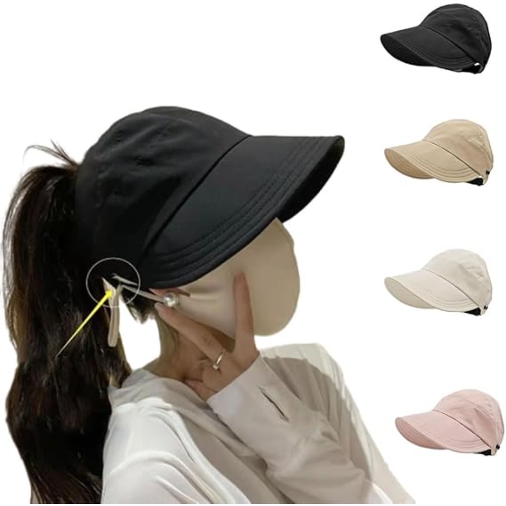 Packable Hat Nylon - Sonnenhüte für Damen mit breiter Krempe,