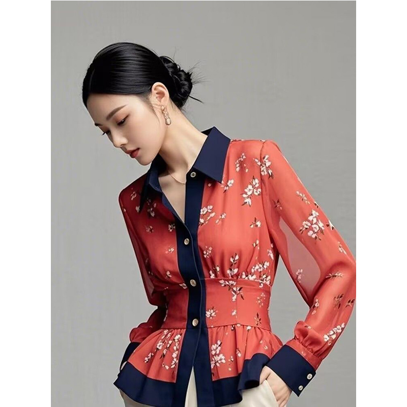 Shirt Camp Collar - 2023 frühling Herbst Neue Temperament Damen