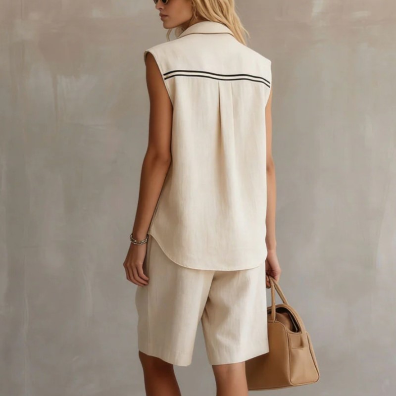 Sommermode: Zweiteiliges Set a – Shirt Camp Collar Bewertung und Preis