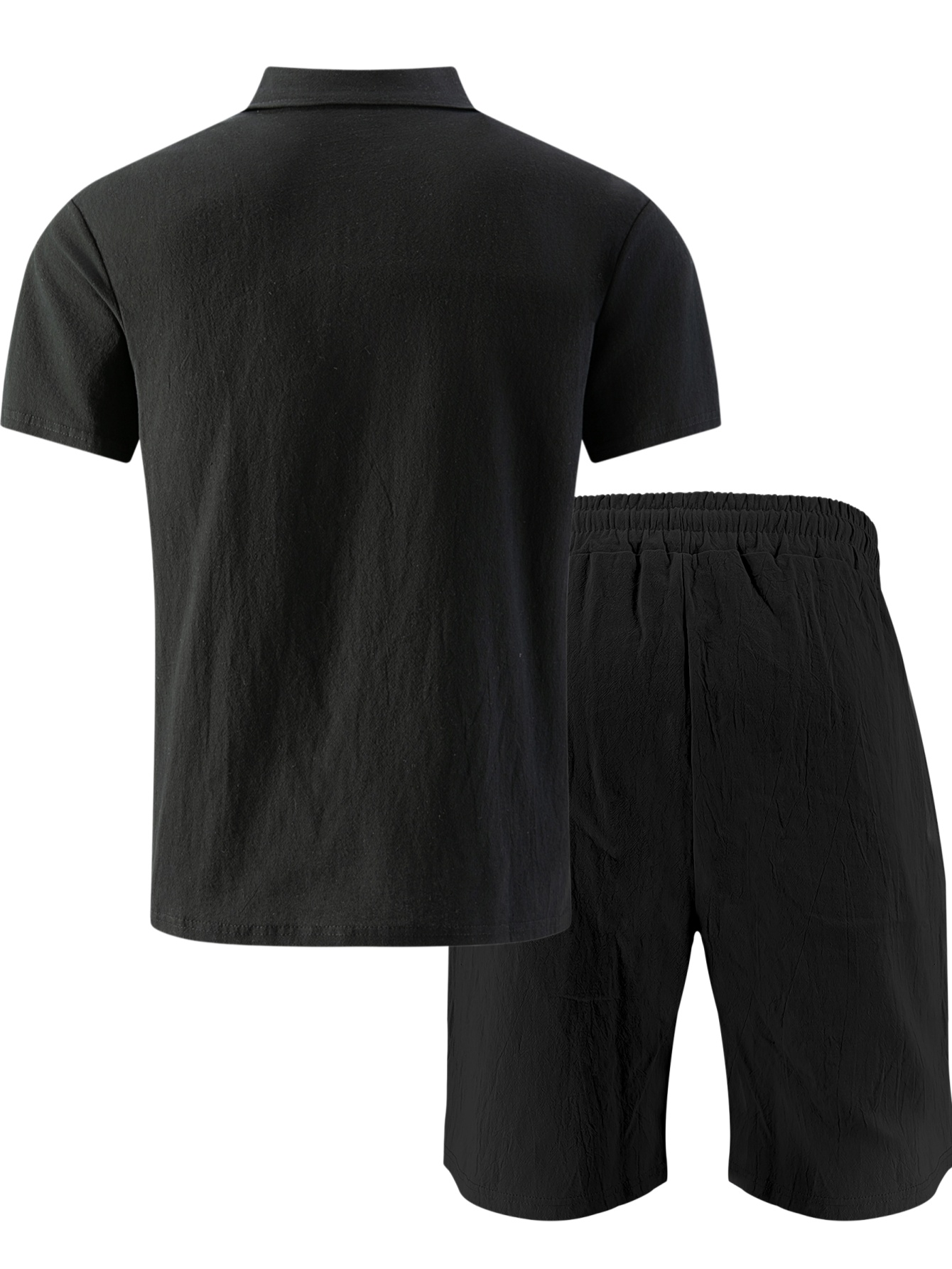 Herren-Set aus Strukturiertem  – Short Linen Drawstring Bewertung und Preis