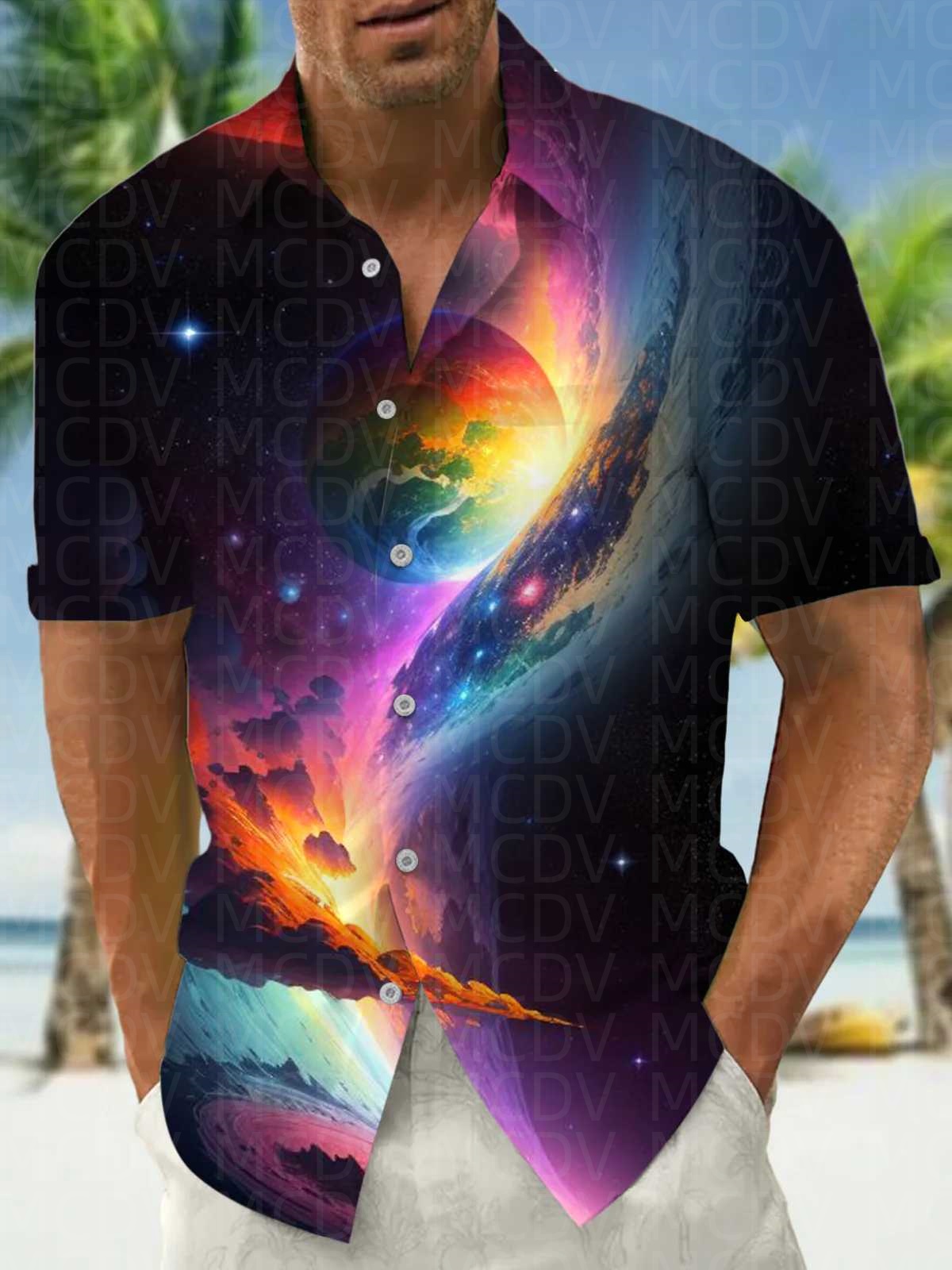Sonnenmuster-Stil Herren Hawai – Shirt Camp Collar Bewertung und Preis