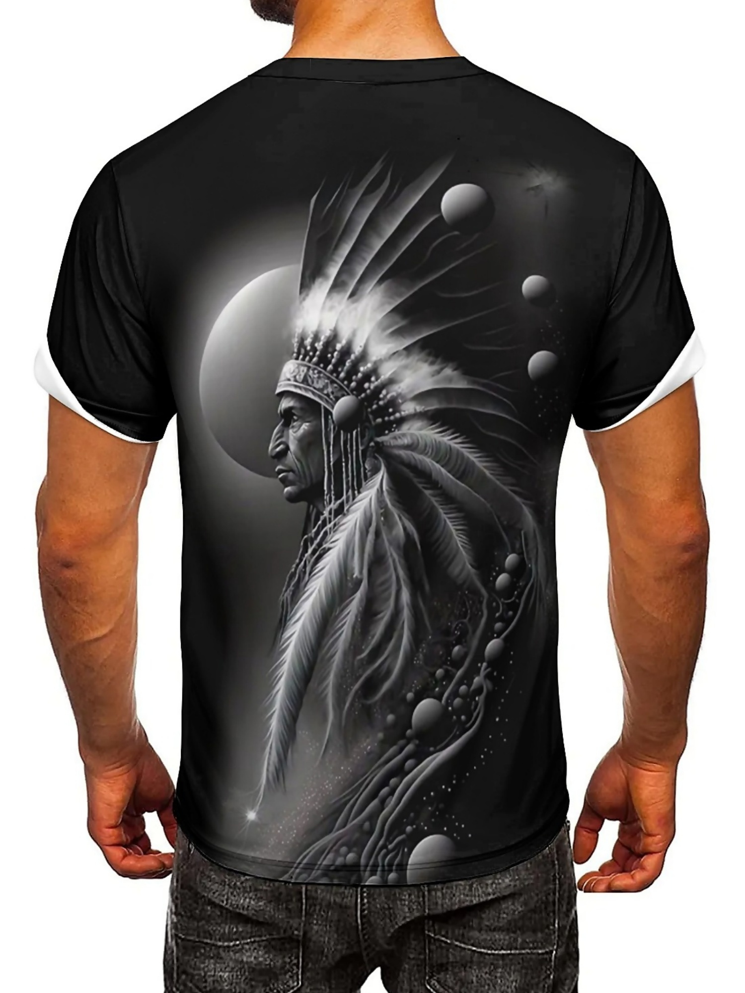 3D-gedrucktes Tribal Chieftain – Tee Graphic Print Bewertung und Preis