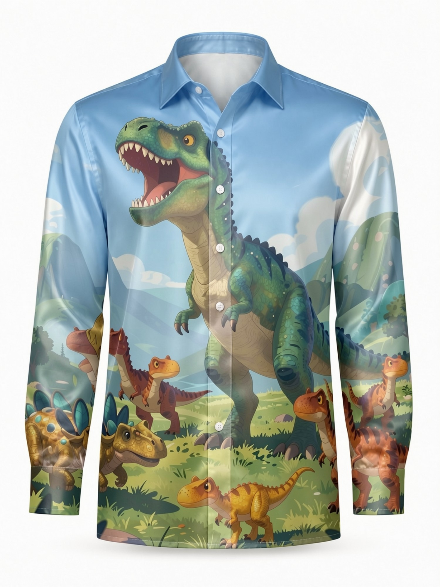 Herren Satin-Hemd mit langen Ä – Resort Shirt Floral Bewertung und Preis