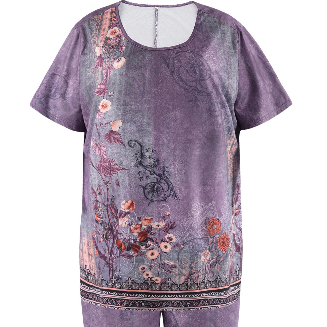Damen Frühling Sommer Retro 3D – Tee Graphic Print Bewertung und Preis