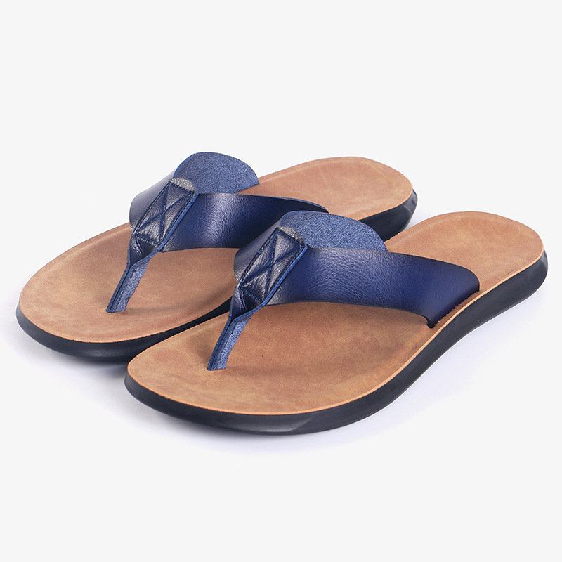 38-47 Neue italienische Leder- – Flip Flop Leather Men Bewertung und Preis