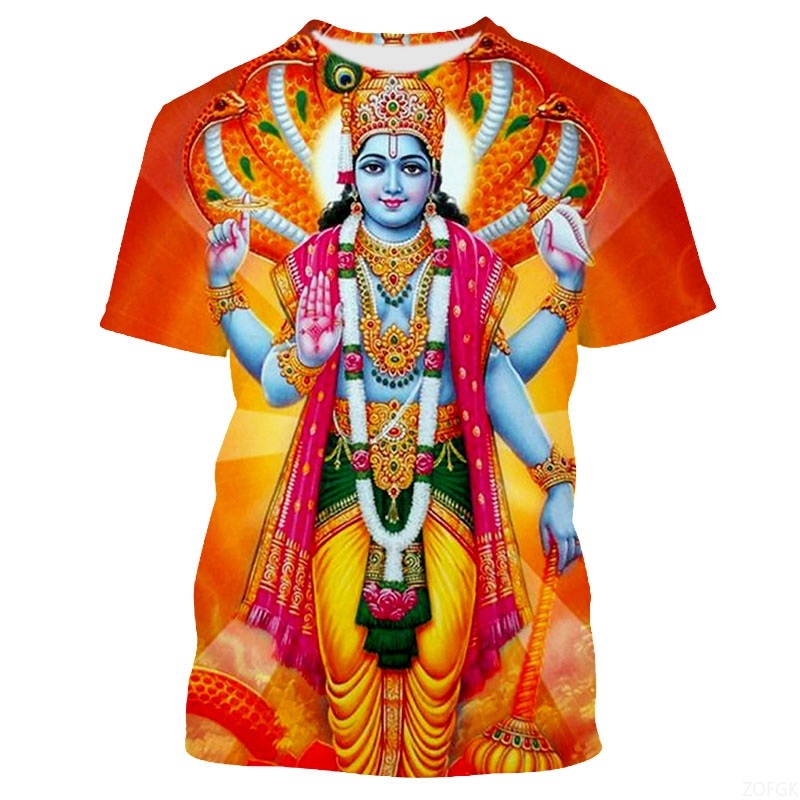 Sommer Mode Indische Gottheite – Tee Graphic Print Bewertung und Preis
