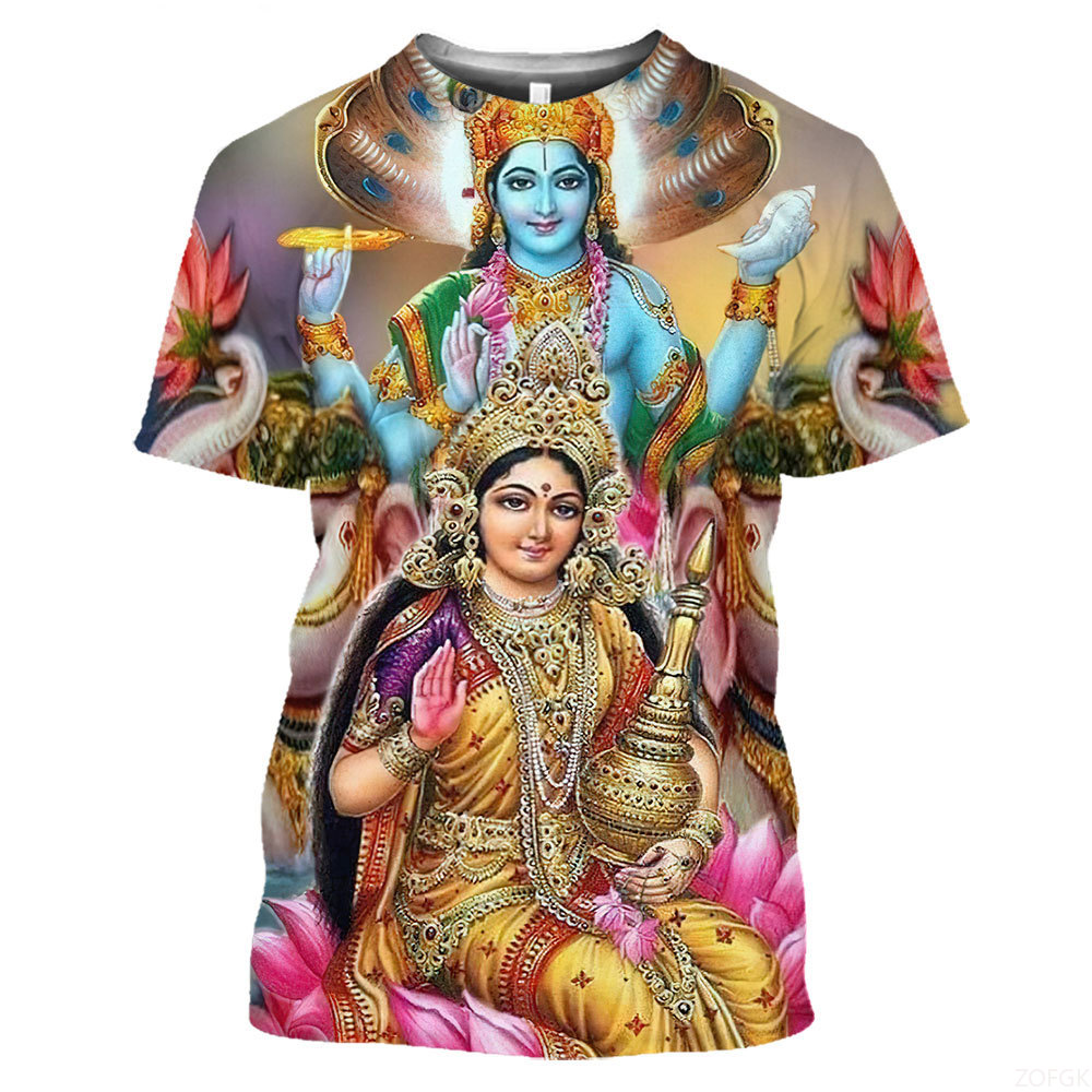Sommer Mode Indische Gottheite – Tee Graphic Print Bewertung und Preis