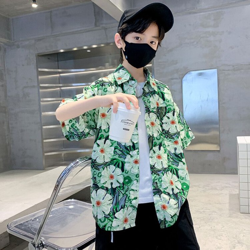 Jungen Blumenhemd Sommer-Set 2 – Resort Shirt Floral Bewertung und Preis