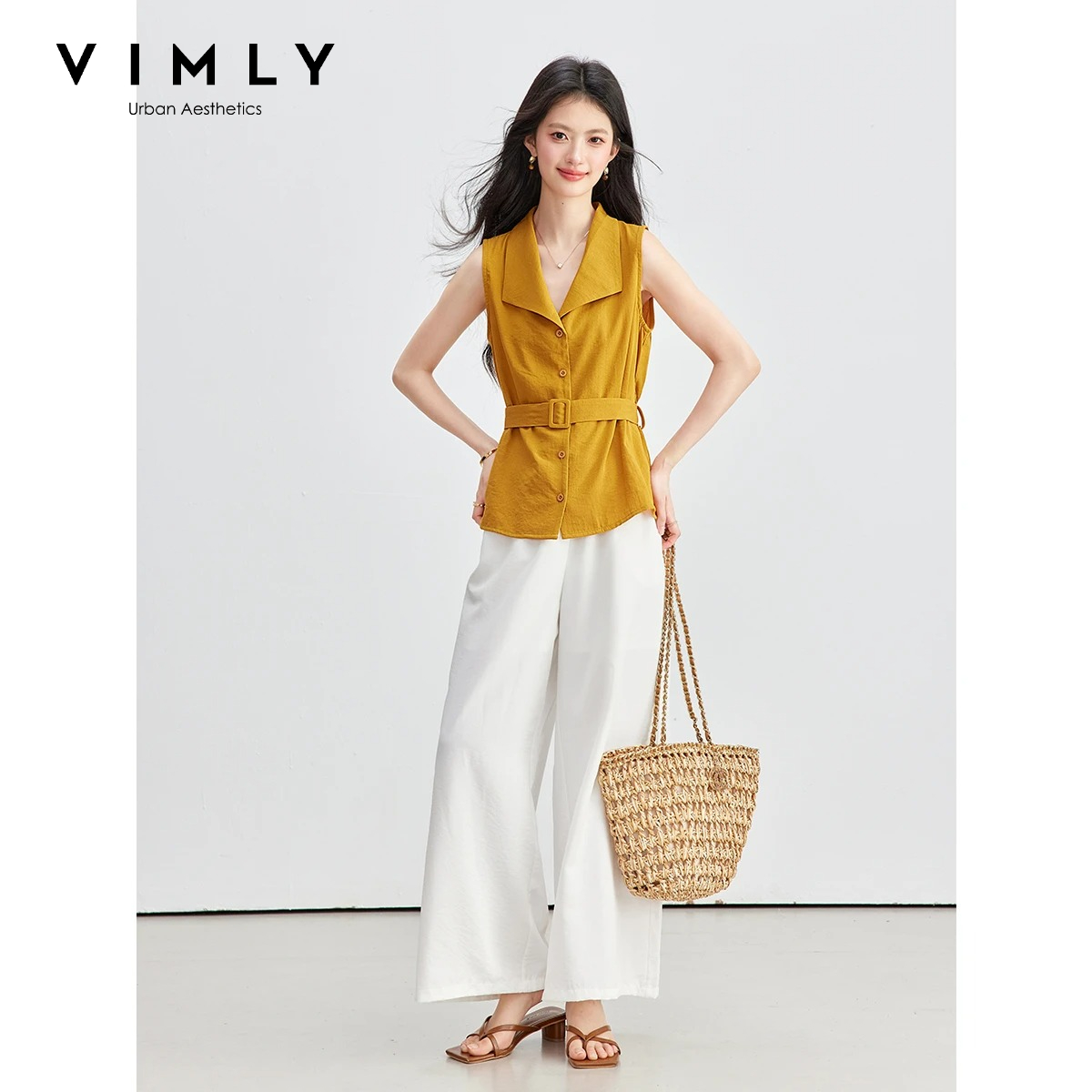 VIMLY Damen Sommer-Büroanzug 2 – Shirt Camp Collar Bewertung und Preis
