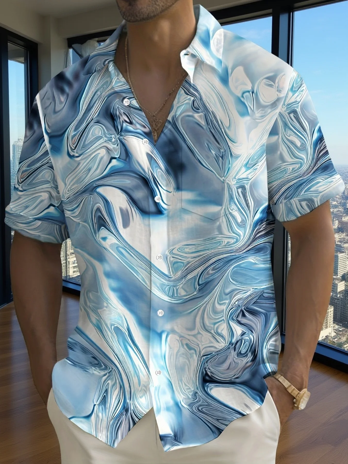 Revershemd mit minimaler Tinte – Resort Shirt Floral Bewertung und Preis