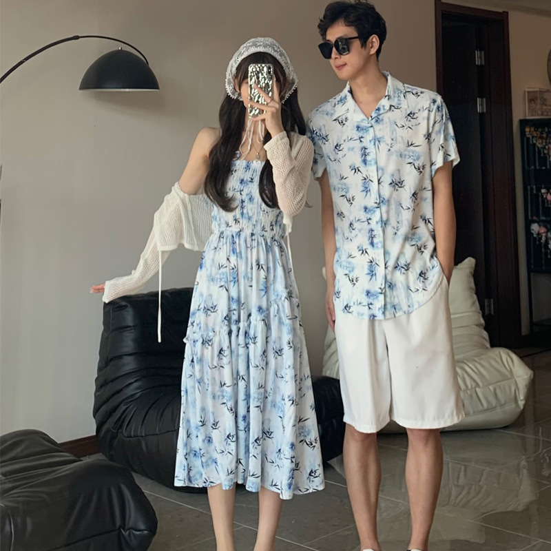 Resort Paar aussehen Eltern un – Resort Shirt Floral Bewertung und Preis