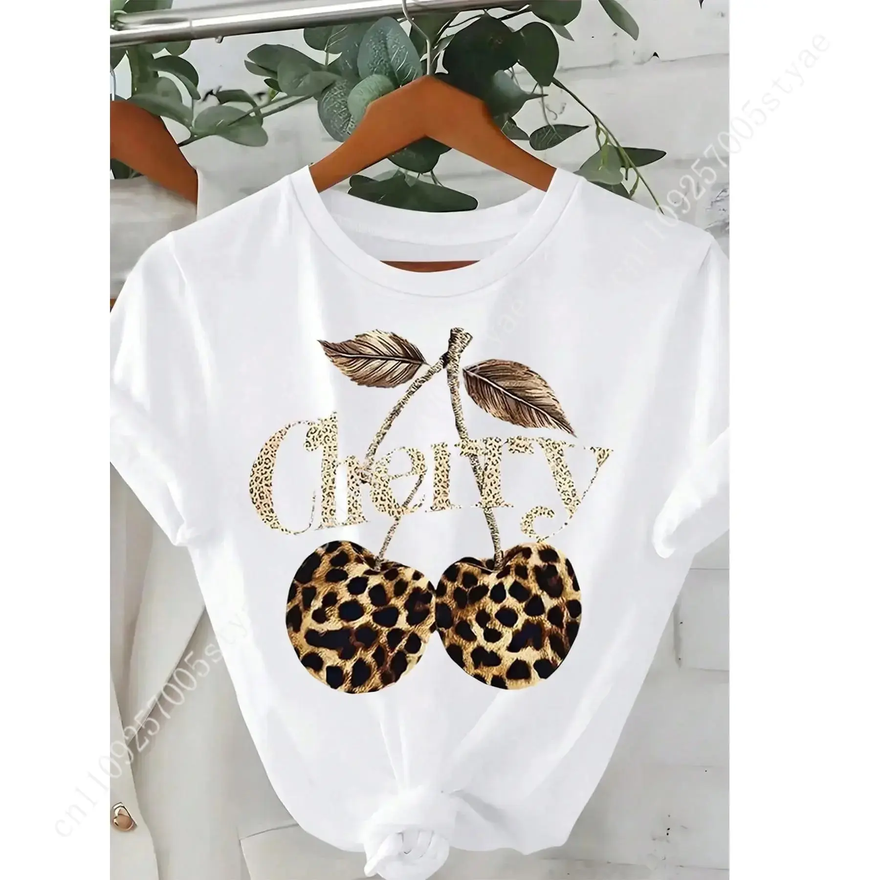 Damen-T-Shirt mit Kirsch- und  – Tee Graphic Print Bewertung und Preis