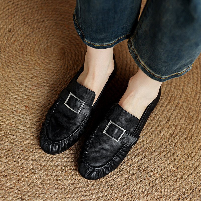Neue Herbst Echt leder Frauen  – Casual Sandal Leather Bewertung und Preis