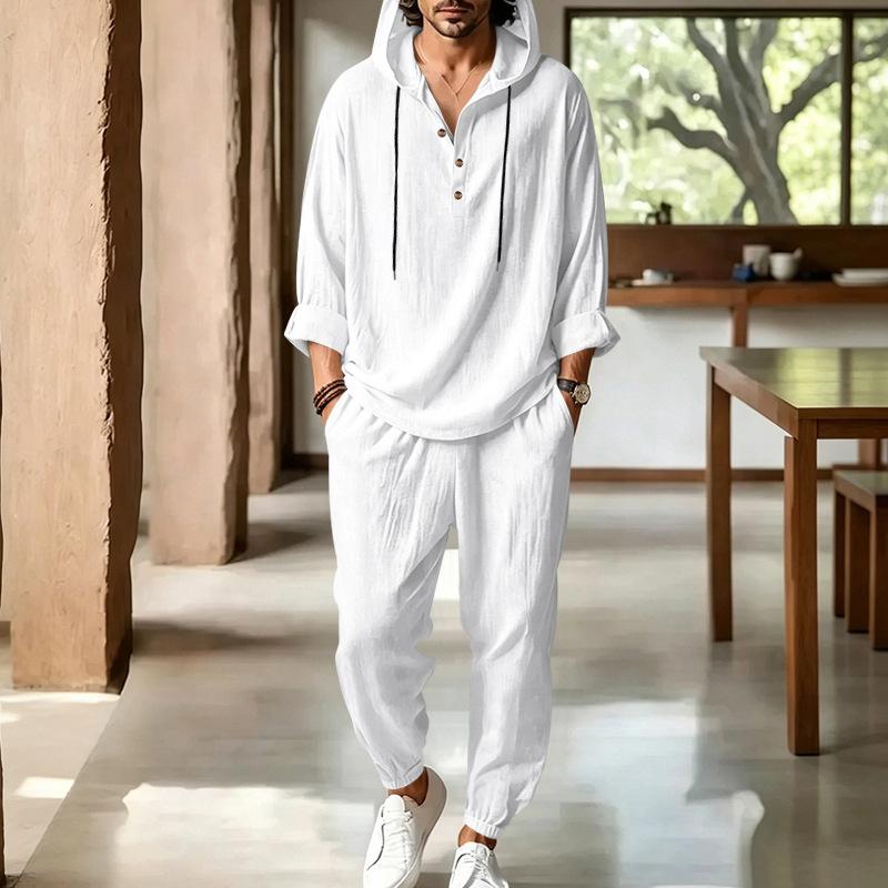 Herren Sommer Leinen 2-Teilige – Short Linen Drawstring Bewertung und Preis