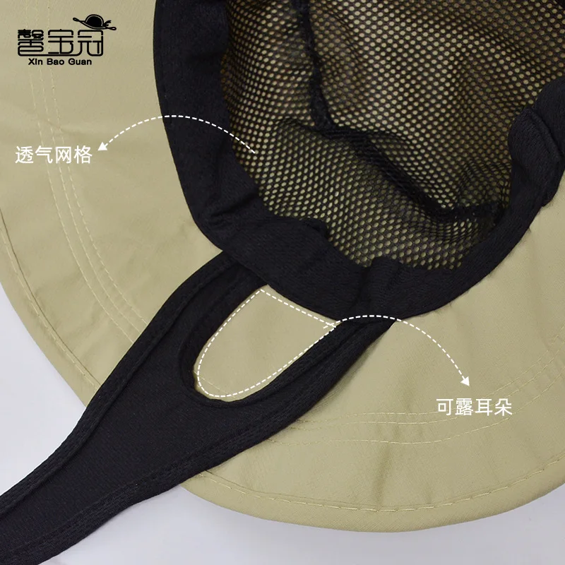 Wasserdichte Sonnen-Eimerhüte  – Packable Hat Nylon Bewertung und Preis