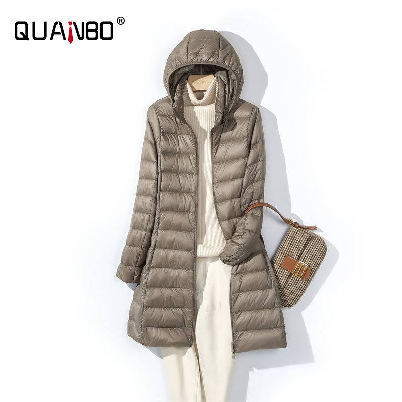 Frauen lange Puffer Jacken 202 – Packable Hat Nylon Bewertung und Preis