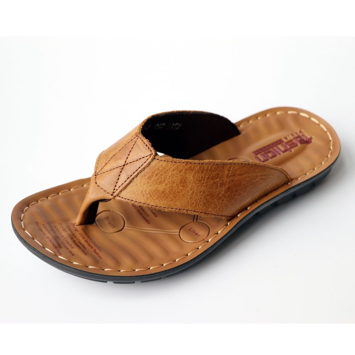 Sommerschuhe Herren-Hausschuhe – Flip Flop Leather Men Bewertung und Preis