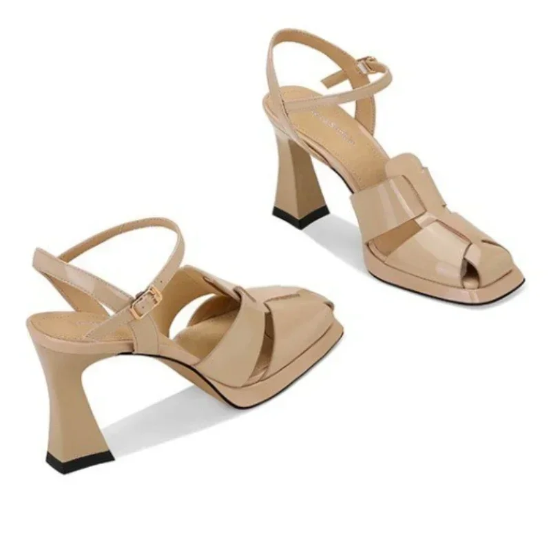 Frauen High Heel Sandalen Mode – Casual Sandal Leather Bewertung und Preis