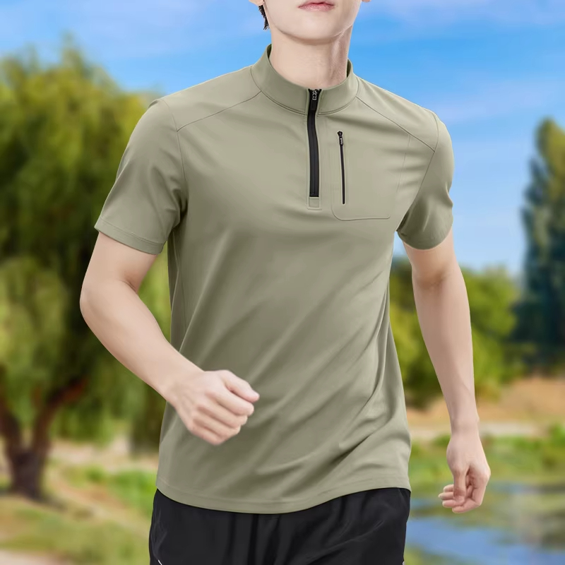 Herren Halbzip-T-Shirt mit Hoh – Shirt Camp Collar Bewertung und Preis