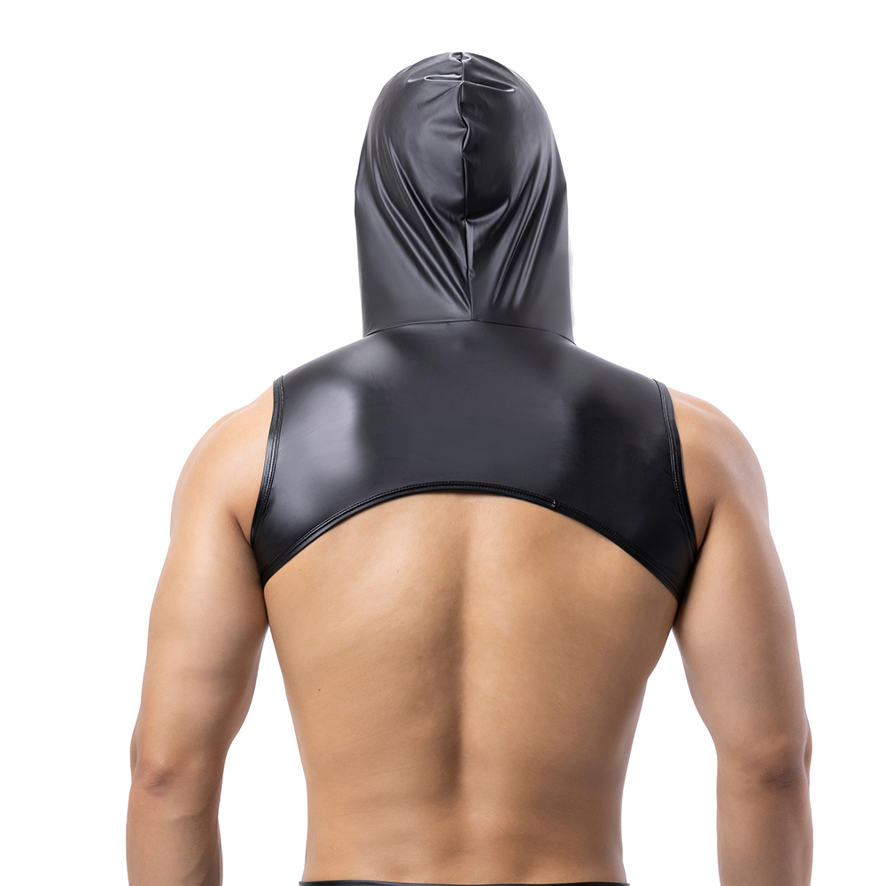 Männer Kunstleder Mit Kapuze F – Tank Top Muscle Bewertung und Preis
