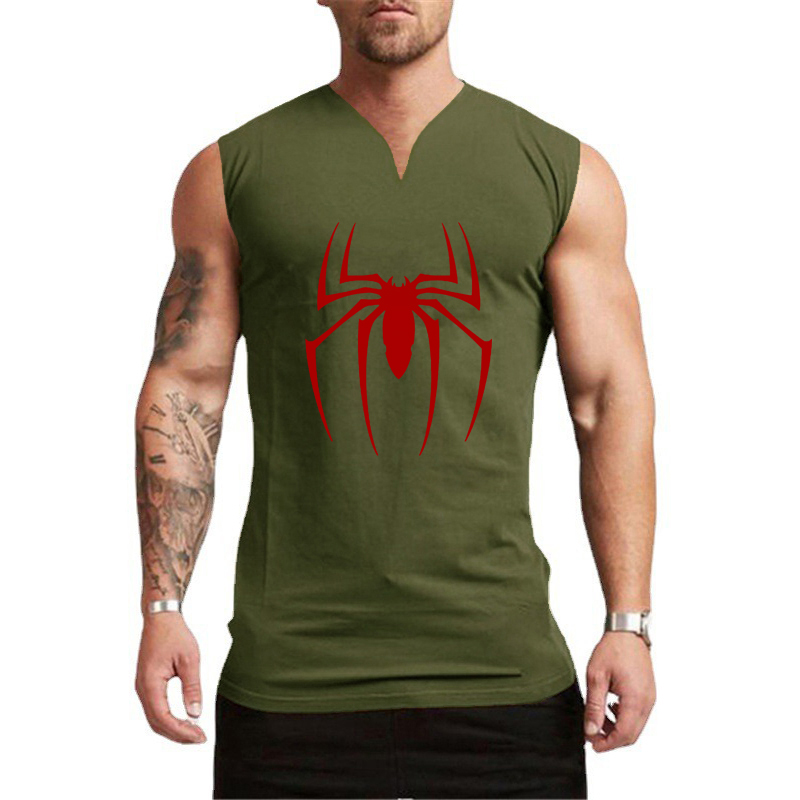 Red Spider Bedruckte Gym Fitne – Tank Top Muscle Bewertung und Preis