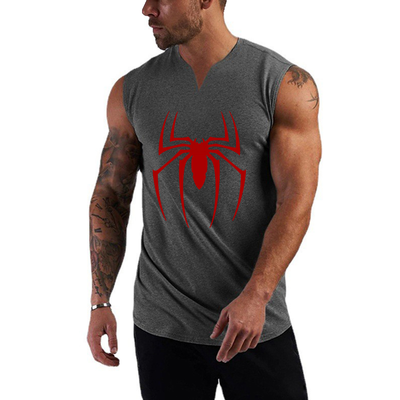 Red Spider Bedruckte Gym Fitne – Tank Top Muscle Bewertung und Preis