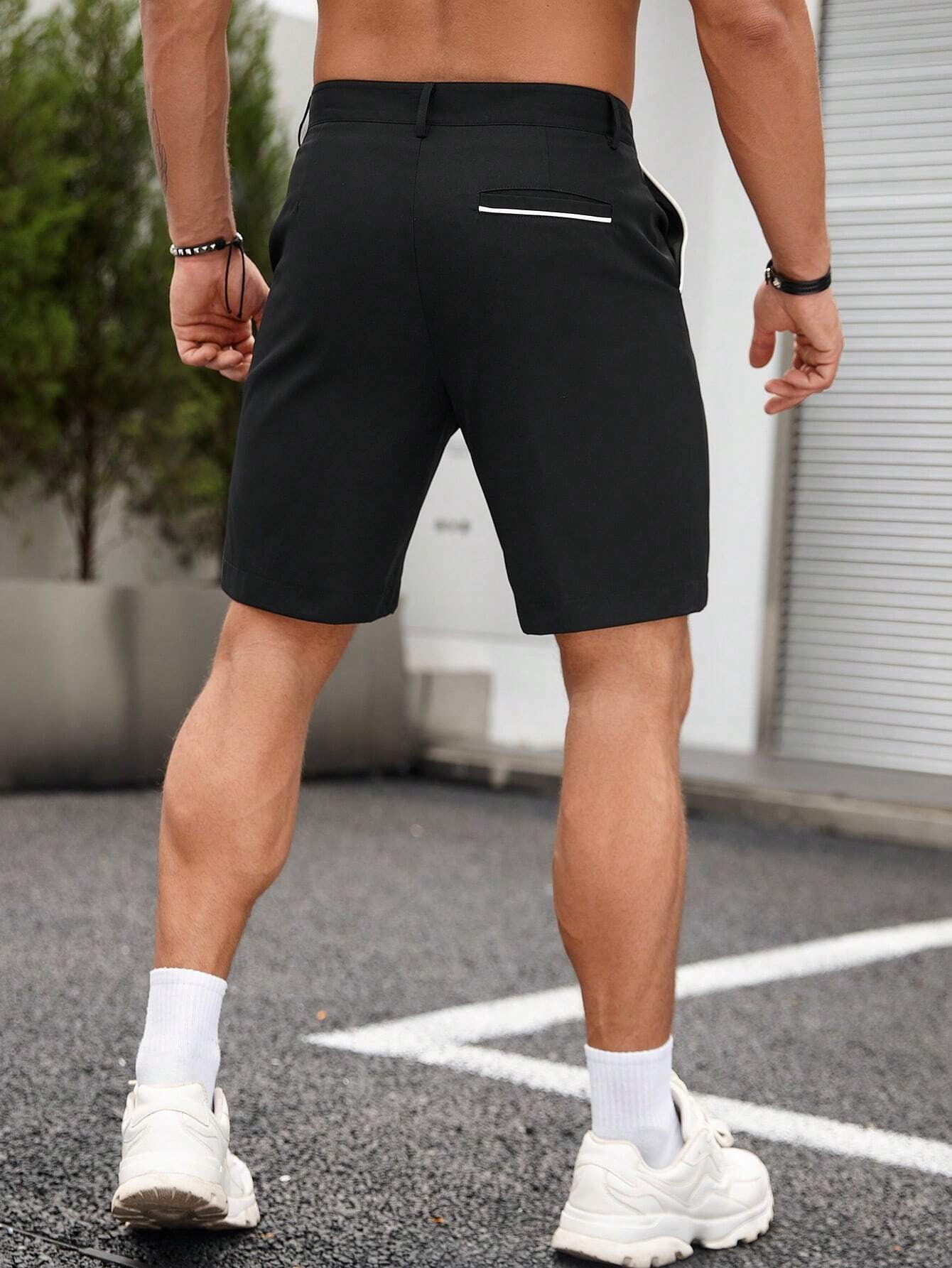 Herren Chino-Shorts mit Kontra – Shorts Chino Slim Bewertung und Preis