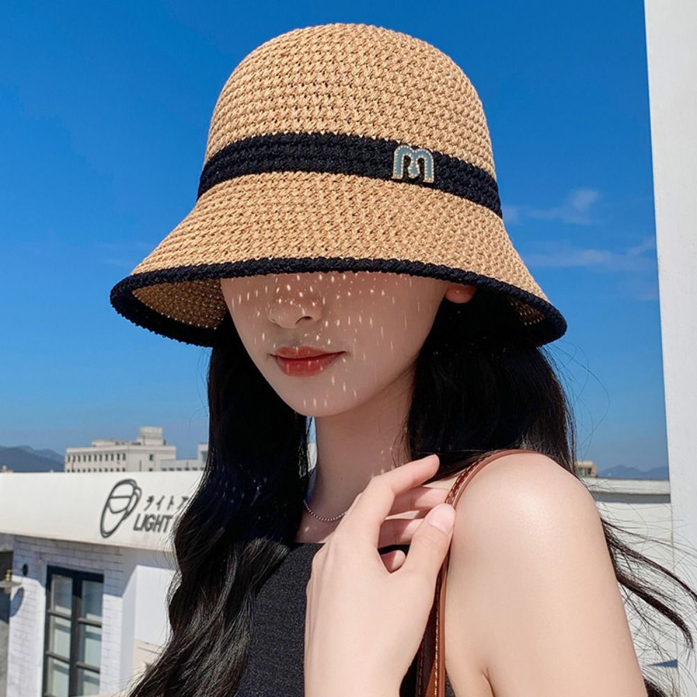 Mode Elegante Bogen Fischer Hu – Bucket Hat Straw Bewertung und Preis