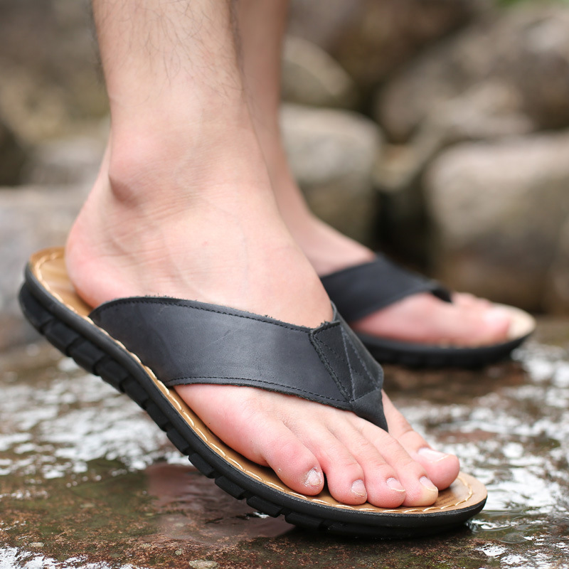 Roma Retro Mann Slipper Einfar – Flip Flop Leather Men Bewertung und Preis