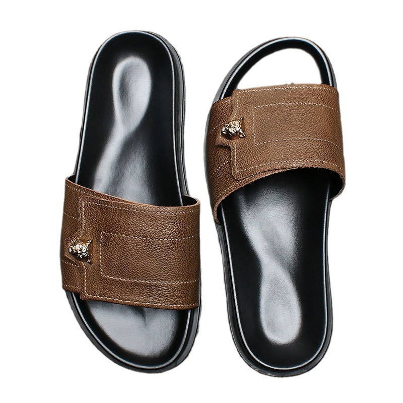 2025 neue Echtes Leder Haussch – Flip Flop Leather Men Bewertung und Preis