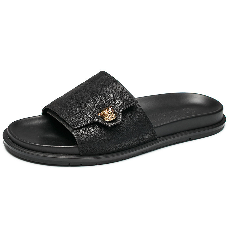 2025 neue Echtes Leder Haussch – Flip Flop Leather Men Bewertung und Preis