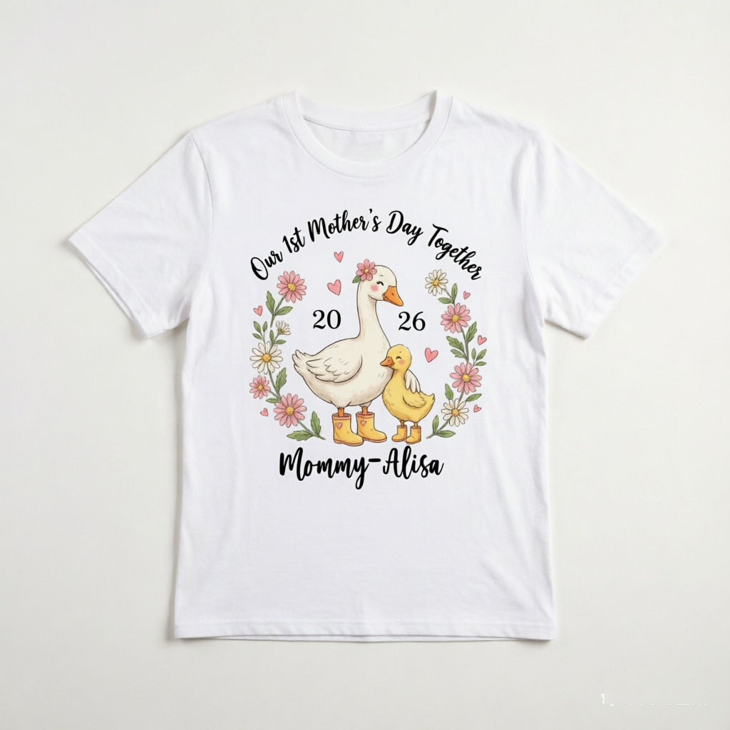 Mutter-T-Shirt mit passendem G – Tee Graphic Print Bewertung und Preis