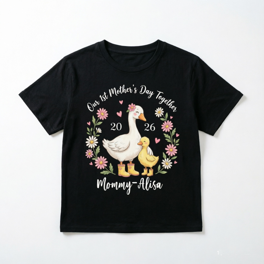 Mutter-T-Shirt mit passendem G – Tee Graphic Print Bewertung und Preis