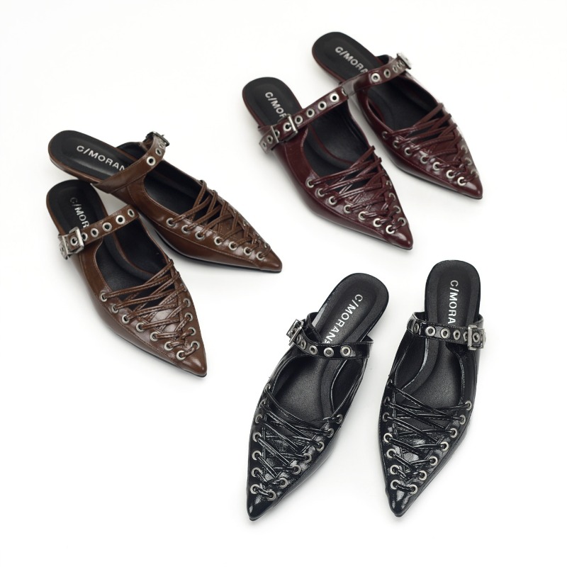 Spitze Zehenpartie, Schnürschu – Casual Sandal Leather Bewertung und Preis